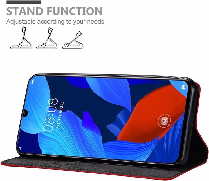 Actual product image Cadorabo Book Invisible Magnet Cover (Huawei Nova 5)
