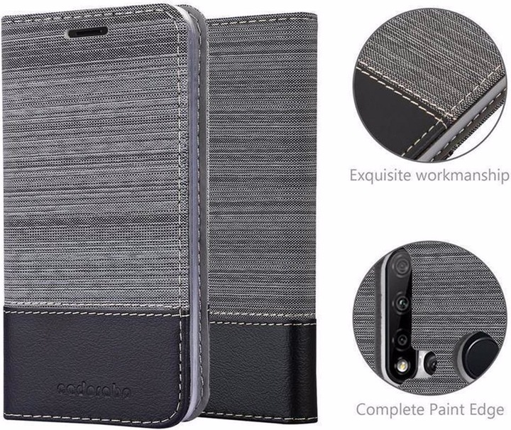 Produktbild Cadorabo Book Jeans Optik Cover (Huawei P20 Lite, Huawei Nova 5i)