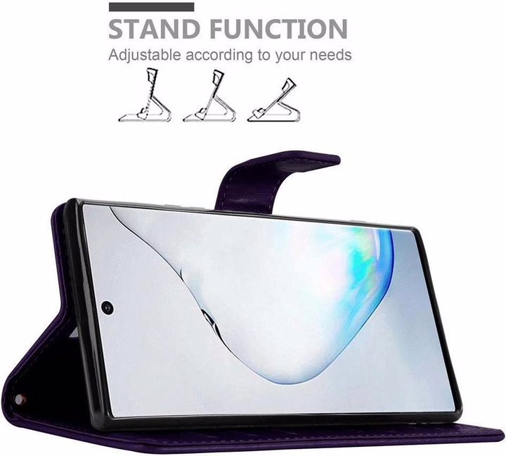 Actual product image Cadorabo Flower Book Cover (Samsung Galaxy Note 10 Plus)