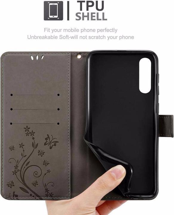 Actual product image Cadorabo Flower Book Cover (Samsung Galaxy A50)