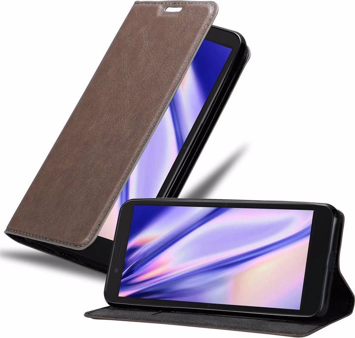 Actual product image Cadorabo Book Invisible Magnet Cover (Alcatel 1C (2019))