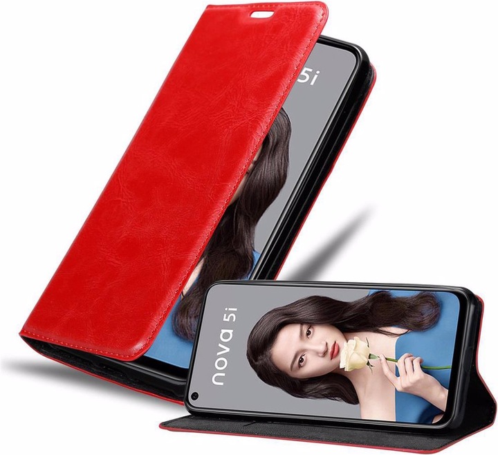 Actual product image Cadorabo Book Invisible Magnet Cover (Huawei P20 Lite, Huawei Nova 5i)