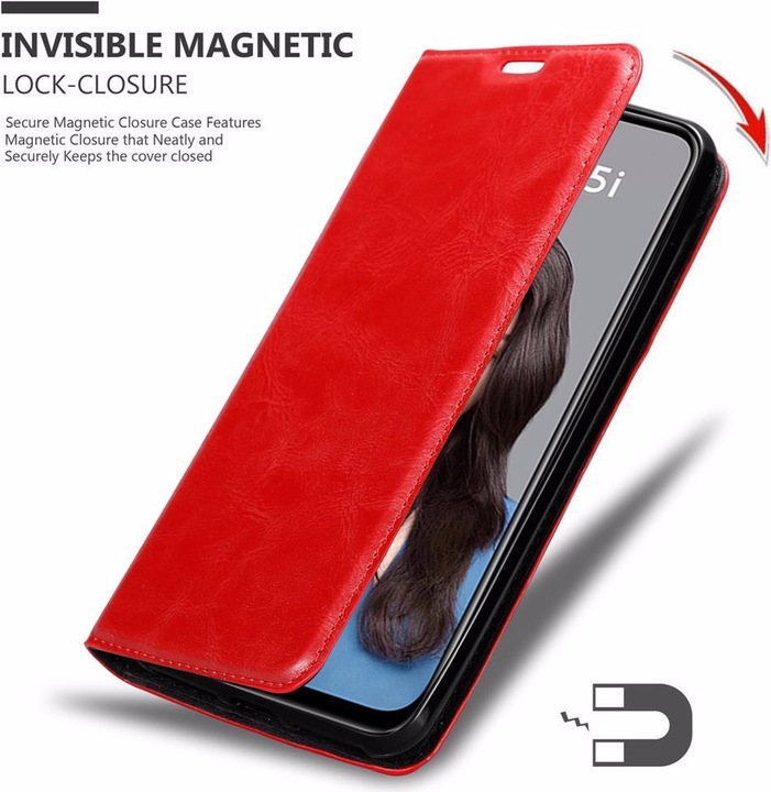 Actual product image Cadorabo Book Invisible Magnet Cover (Huawei P20 Lite, Huawei Nova 5i)
