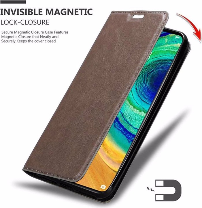Actual product image Cadorabo Book Invisible Magnet Cover (Mate 30)