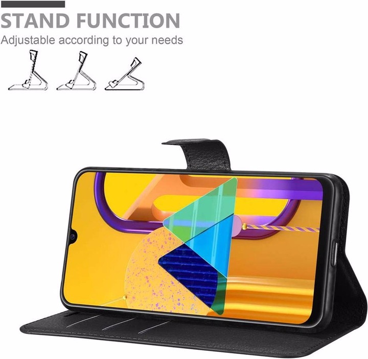 Actual product image Cadorabo Book with stand function cover (Samsung Galaxy M30s)