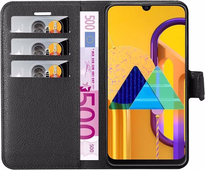 Actual product image Cadorabo Book with stand function cover (Samsung Galaxy M30s)