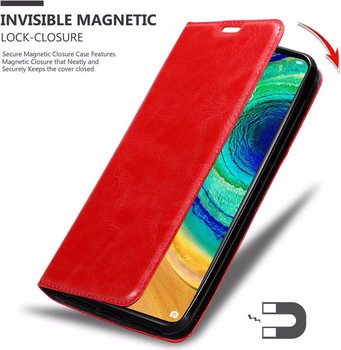 Actual product image Cadorabo Book Invisible Magnet Cover (Mate 30)