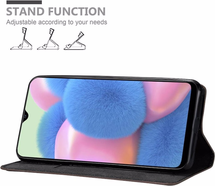 Actual product image Cadorabo Book Invisible Magnet Cover (Samsung Galaxy A30s)