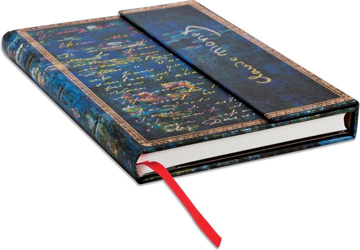 Actual product image Paperblanks Monet (water lilies) letter to Morisot (B6, Lined, Hardcover)