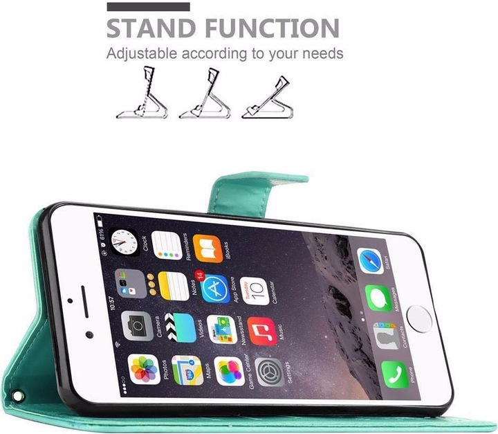 Produktbild Cadorabo Flower Book Cover (Apple iPhone 6)