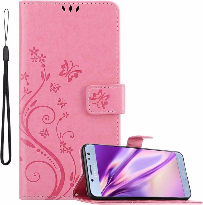 Produktbild Cadorabo Flower Book Cover (Samsung Galaxy J5 (2017))