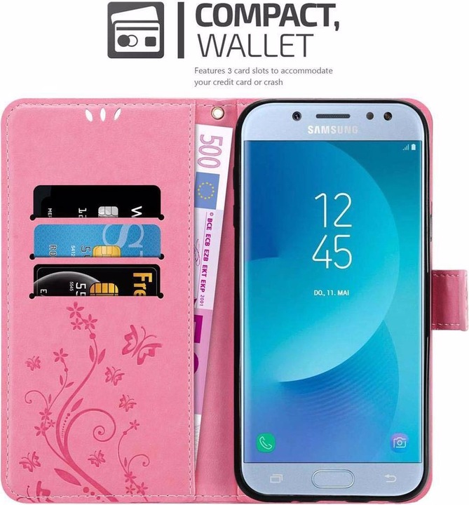 Produktbild Cadorabo Flower Book Cover (Samsung Galaxy J5 (2017))