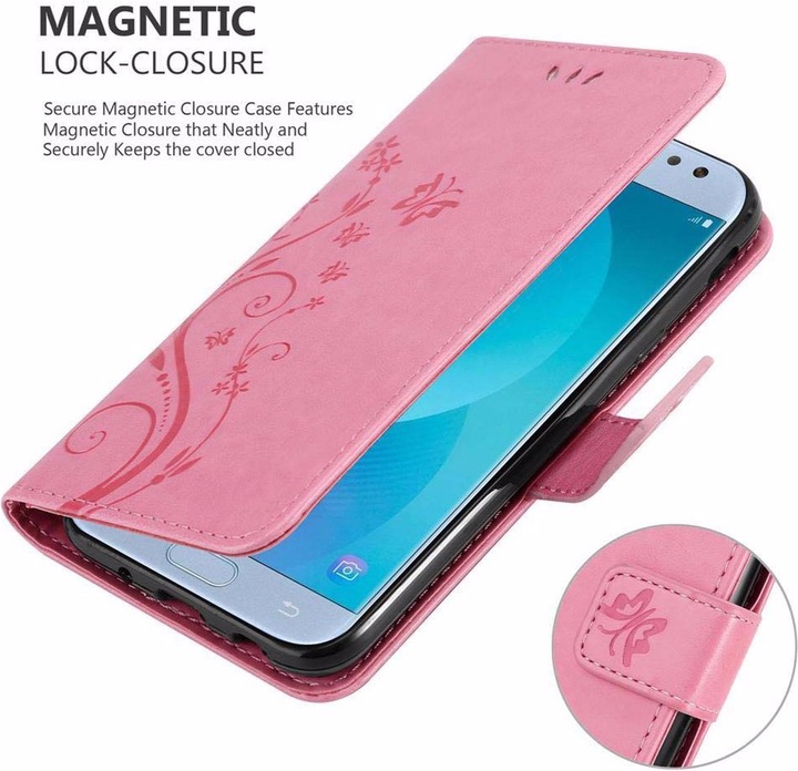 Produktbild Cadorabo Flower Book Cover (Samsung Galaxy J5 (2017))