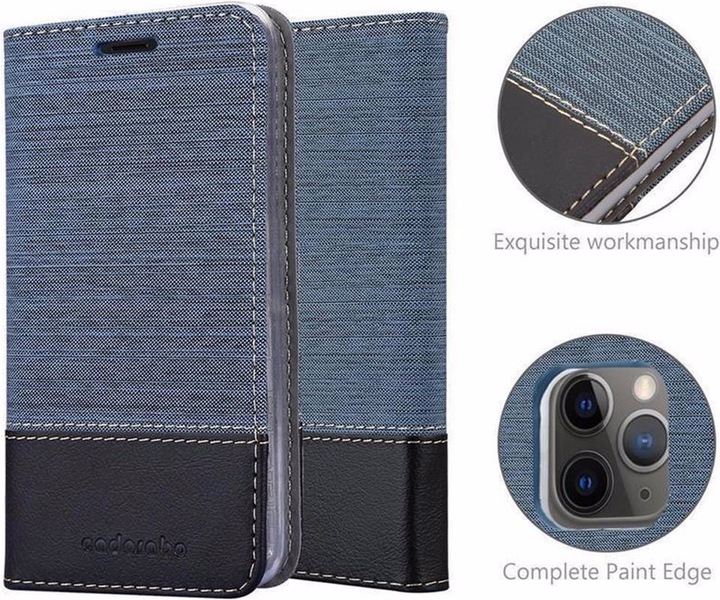 Actual product image Cadorabo Book Jeans Optics Cover (Apple iPhone 11 Pro Max)