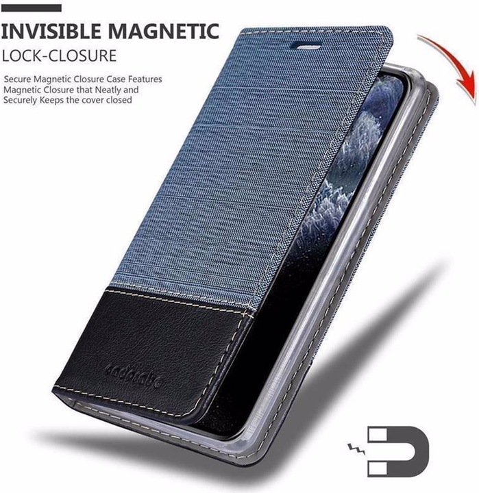 Actual product image Cadorabo Book Jeans Optics Cover (Apple iPhone 11 Pro Max)