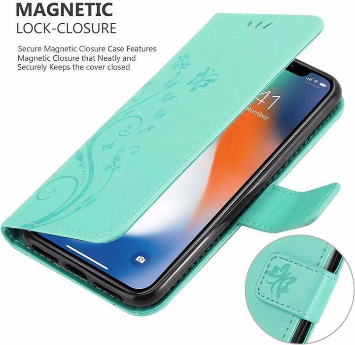 Immagine prodotto Cadorabo Copertina del libro di fiori (Apple iPhone XS Max)