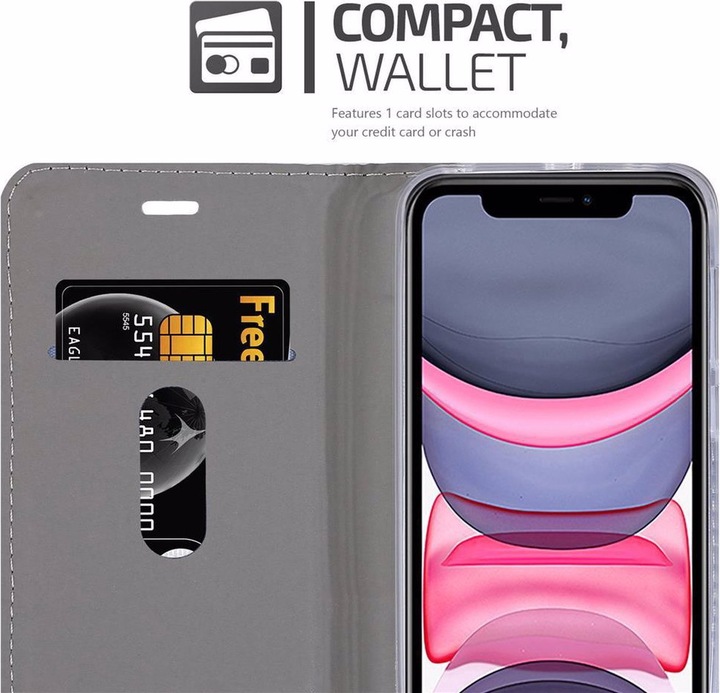Produktbild Cadorabo Book Jeans Optik Cover (Apple iPhone 11)