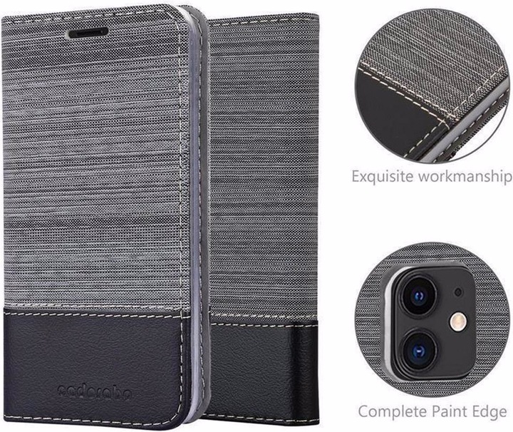 Produktbild Cadorabo Book Jeans Optik Cover (Apple iPhone 11)