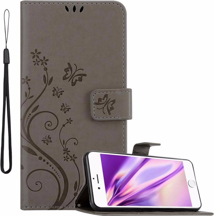 Actual product image Cadorabo Flower Book Cover (Apple iPhone 6 Plus, Apple iPhone 6s Plus)