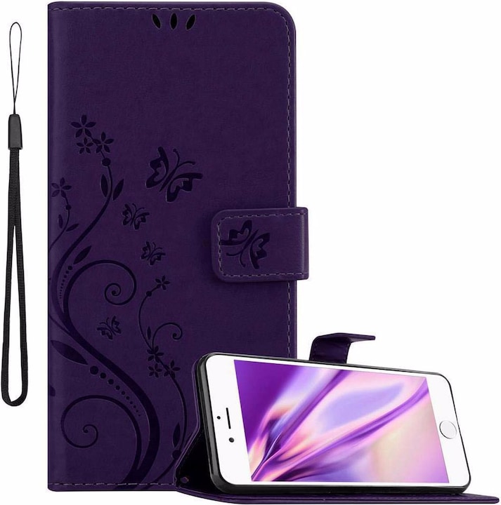 Floral dark purple