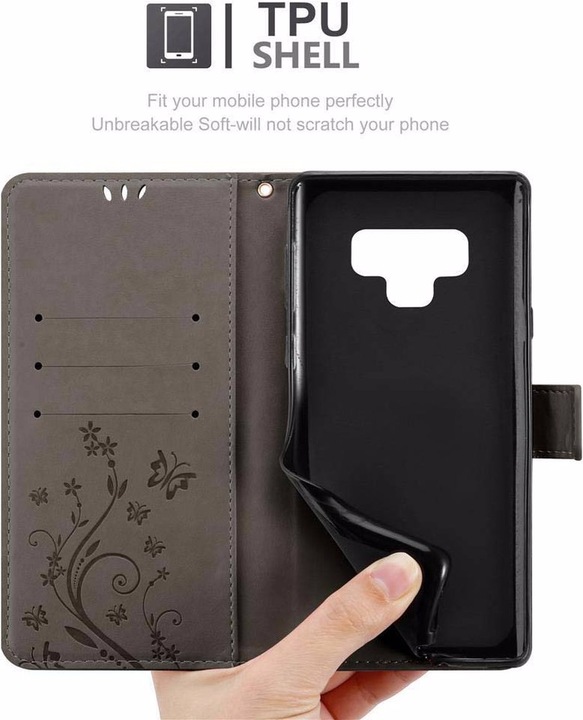 Produktbild Cadorabo Flower Book Cover (Samsung Galaxy Note 9)