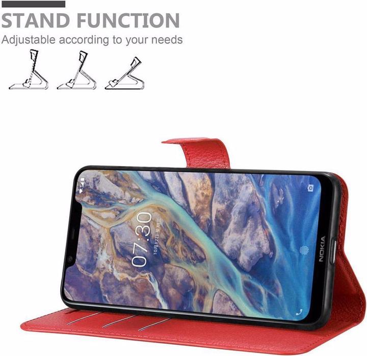 Image du produit Cadorabo Book avec fonction stand Cover (Nokia 7.1 Plus)