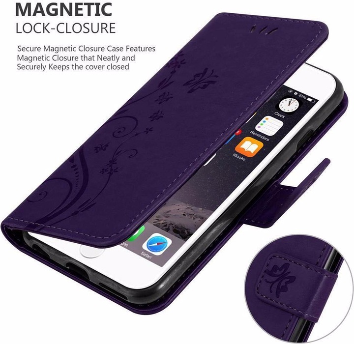 Produktbild Cadorabo Flower Book Cover (Apple iPhone 6)