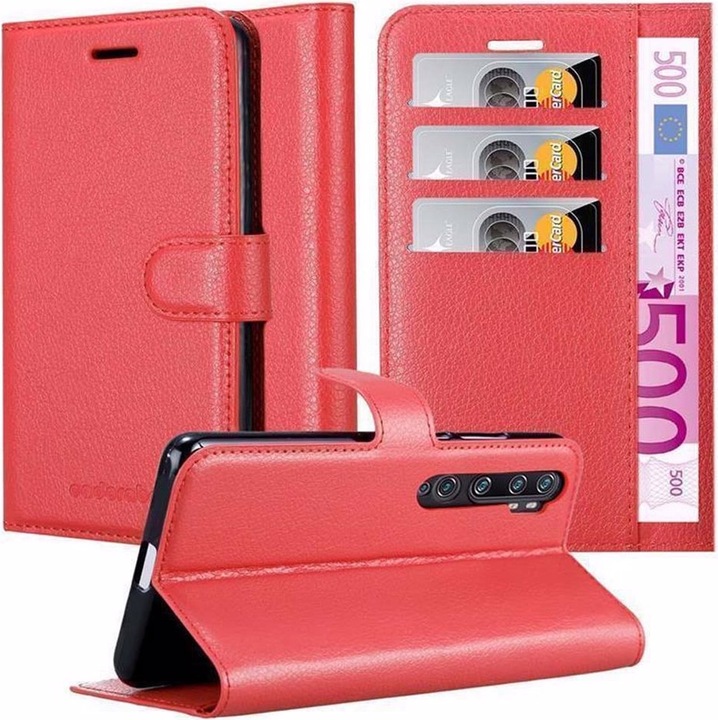 Produktbild Cadorabo Book mit Standfunktion Cover (Xiaomi Redmi Note 10S, Xiaomi Mi Note 10)