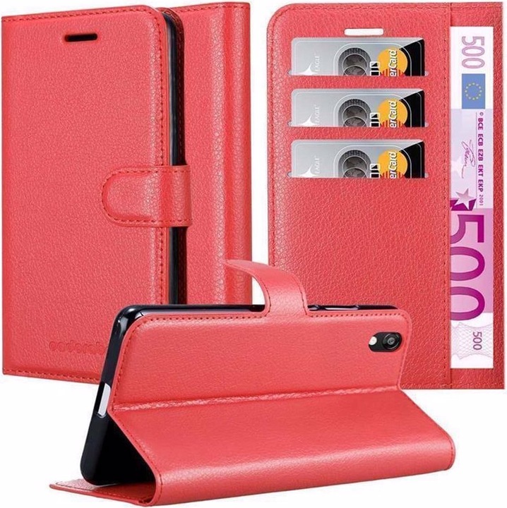 Actual product image Cadorabo Book with stand function cover (Honor 8s, LG G8s)