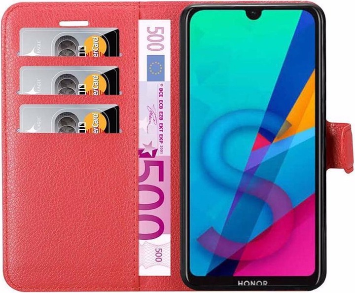 Actual product image Cadorabo Book with stand function cover (Honor 8s, LG G8s)