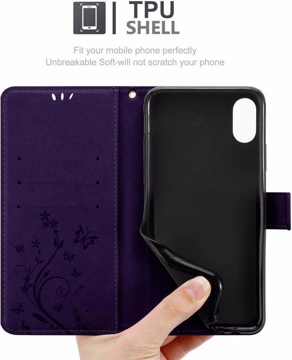 Immagine prodotto Cadorabo Copertina del libro di fiori (Apple iPhone XR)