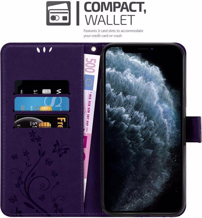 Produktbild Cadorabo Flower Book Cover (Apple iPhone 11)
