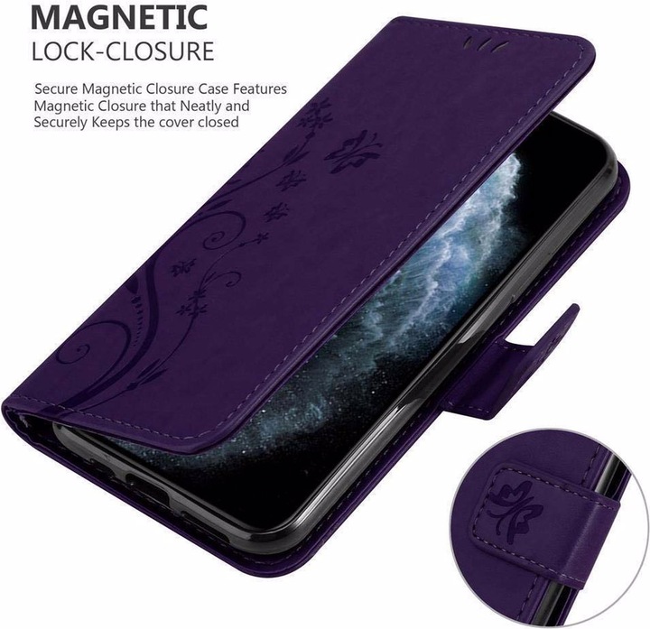 Produktbild Cadorabo Flower Book Cover (Apple iPhone 11)