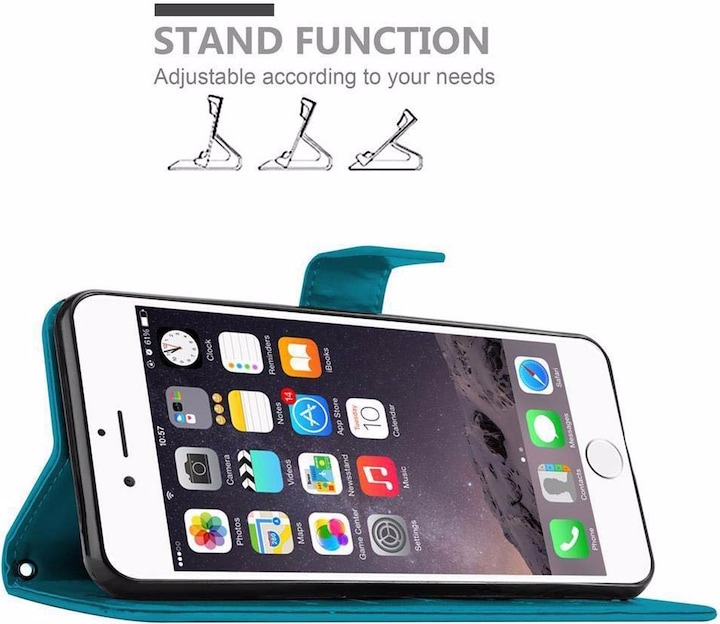 Produktbild Cadorabo Flower Book Cover (Apple iPhone 6 Plus)