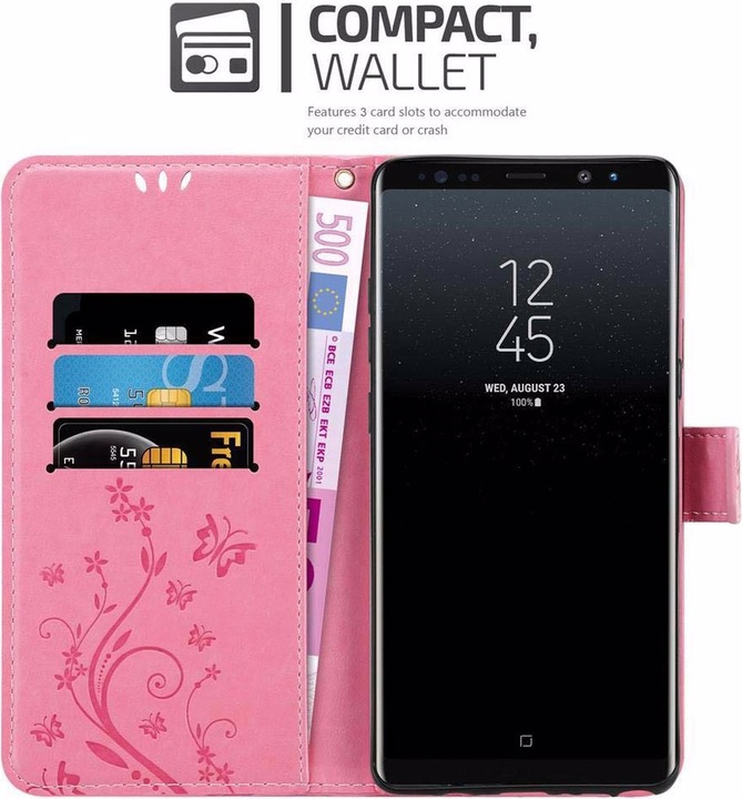 Produktbild Cadorabo Flower Book Cover (Samsung Galaxy Note 8)