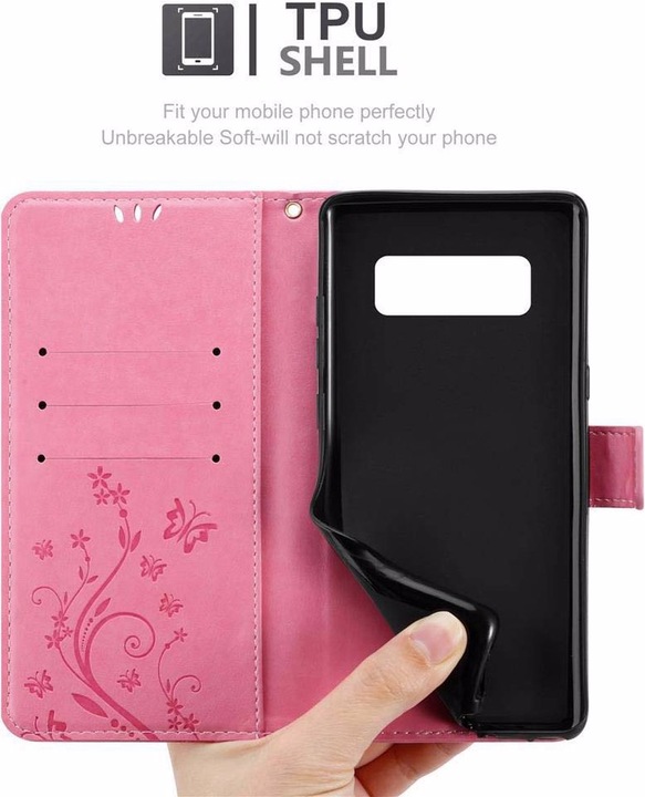 Produktbild Cadorabo Flower Book Cover (Samsung Galaxy Note 8)
