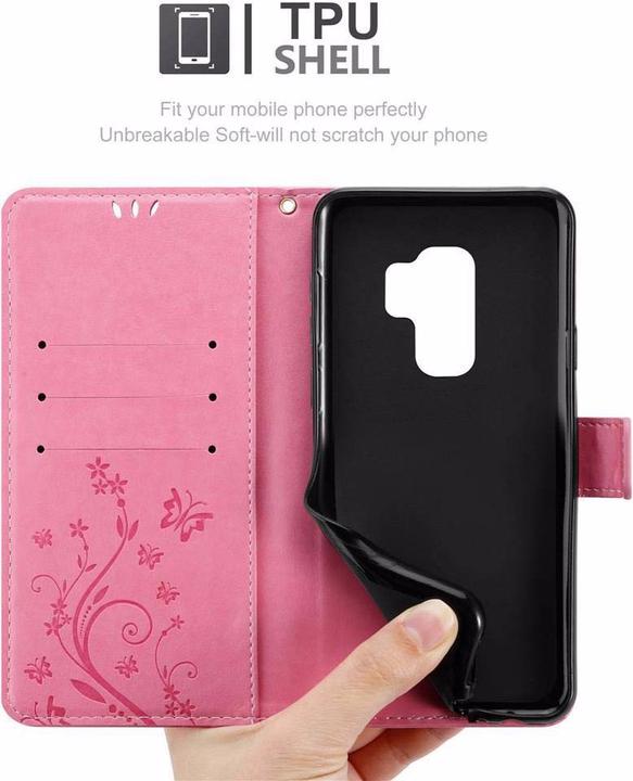 Image du produit Cadorabo Couverture du livre de fleurs (Samsung Galaxy S9+)