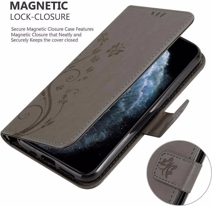 Actual product image Cadorabo Flower Book Cover (Apple iPhone 11 Pro)