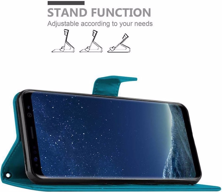 Produktbild Cadorabo Flower Book Cover (Samsung Galaxy S8+)