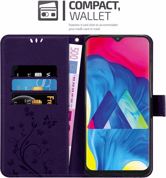 Produktbild Cadorabo Flower Book Cover (Samsung Galaxy A10, HTC One M10)