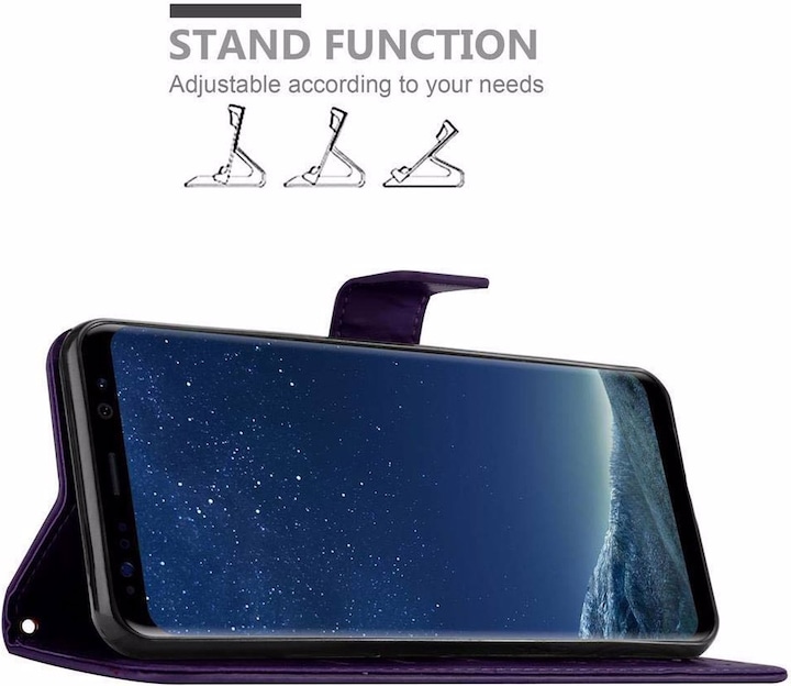 Produktbild Cadorabo Flower Book Cover (Samsung Galaxy S8)