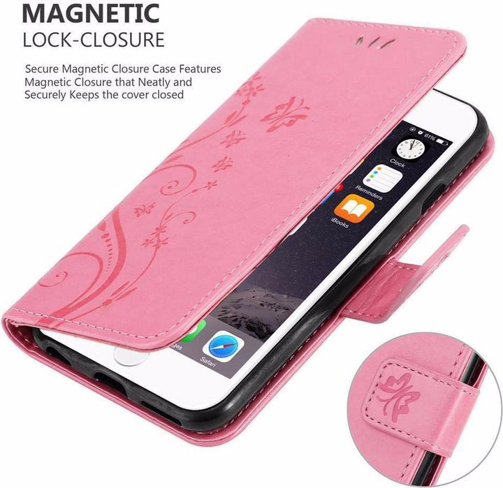 Produktbild Cadorabo Flower Book Cover (Apple iPhone 6, Apple iPhone 6s)