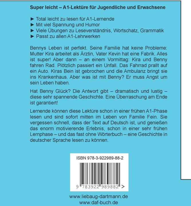 Actual product image Hat Benny Glück? (German, Claudia Peter, 2016)