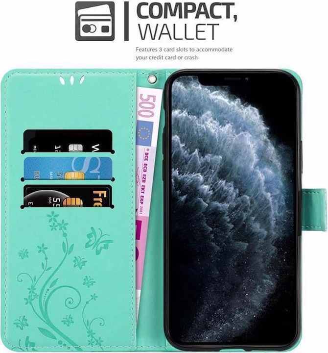 Produktbild Cadorabo Flower Book Cover (Apple iPhone 11)