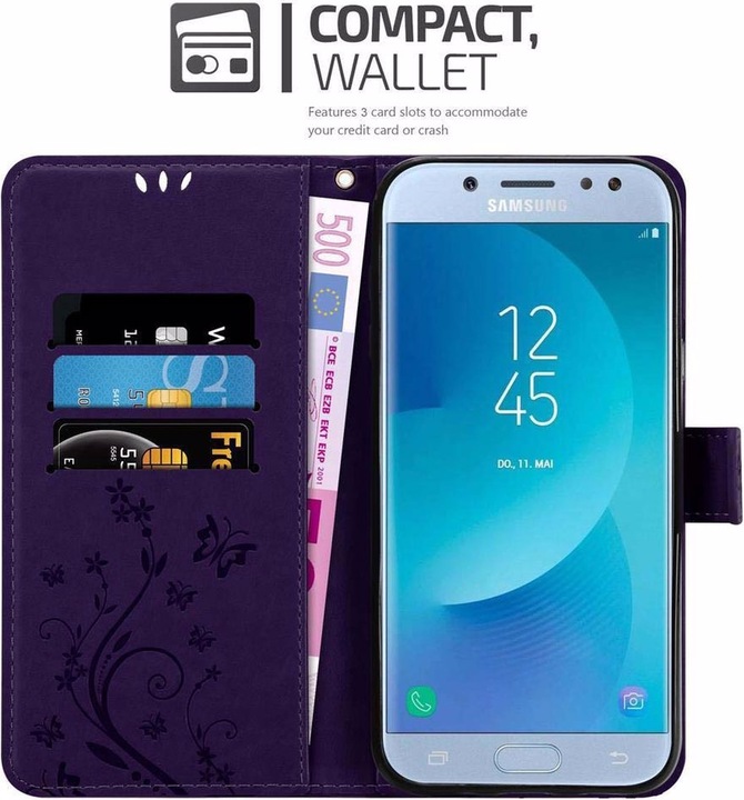 Produktbild Cadorabo Flower Book Cover (Samsung Galaxy J5 (2017))