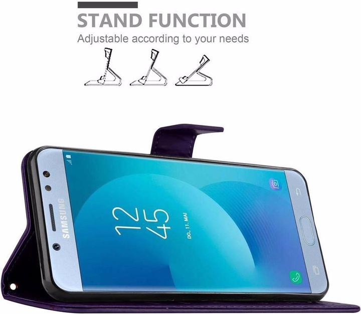 Actual product image Cadorabo Flower Book Cover (Samsung Galaxy J5 (2017))