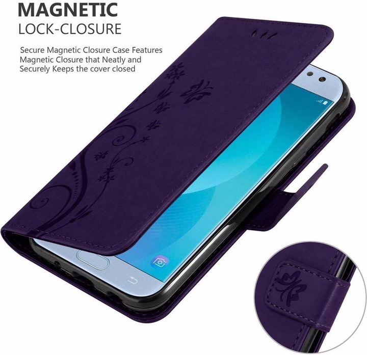 Produktbild Cadorabo Flower Book Cover (Samsung Galaxy J5 (2017))