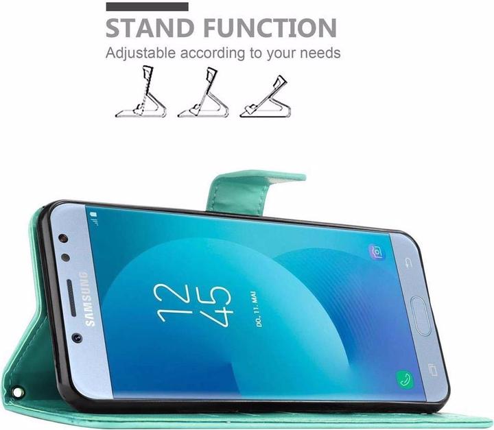 Actual product image Cadorabo Flower Book Cover (Samsung Galaxy J5 (2017))