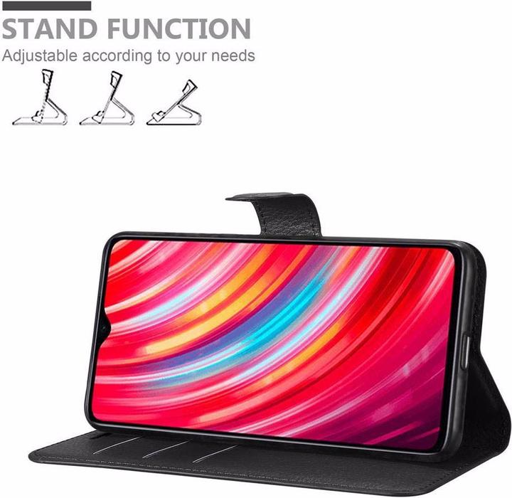 Actual product image Cadorabo Book with stand function cover (Xiaomi Redmi Note 8 Pro)