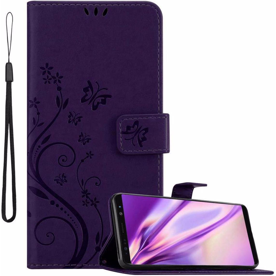 Thumbnail - Cadorabo Flower Book Cover (Samsung Galaxy Note 8), Smartphone Hülle, Violett